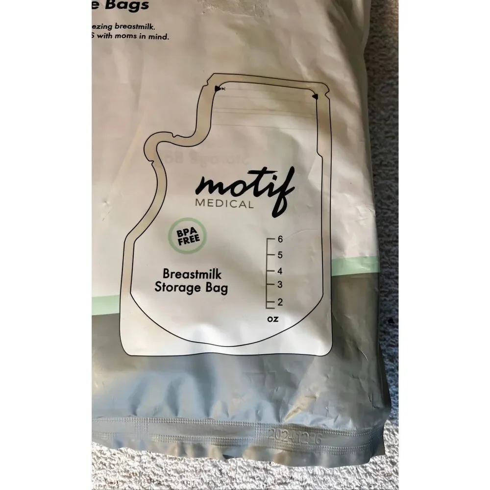 Motif Medical Breast Milk Storage Bags 8oz Single Use - 100 Bag Count
